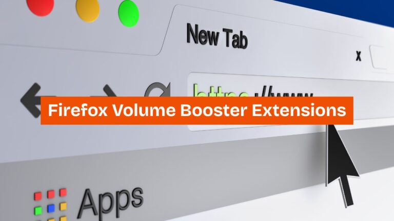 Firefox Volume Booster Extensions
